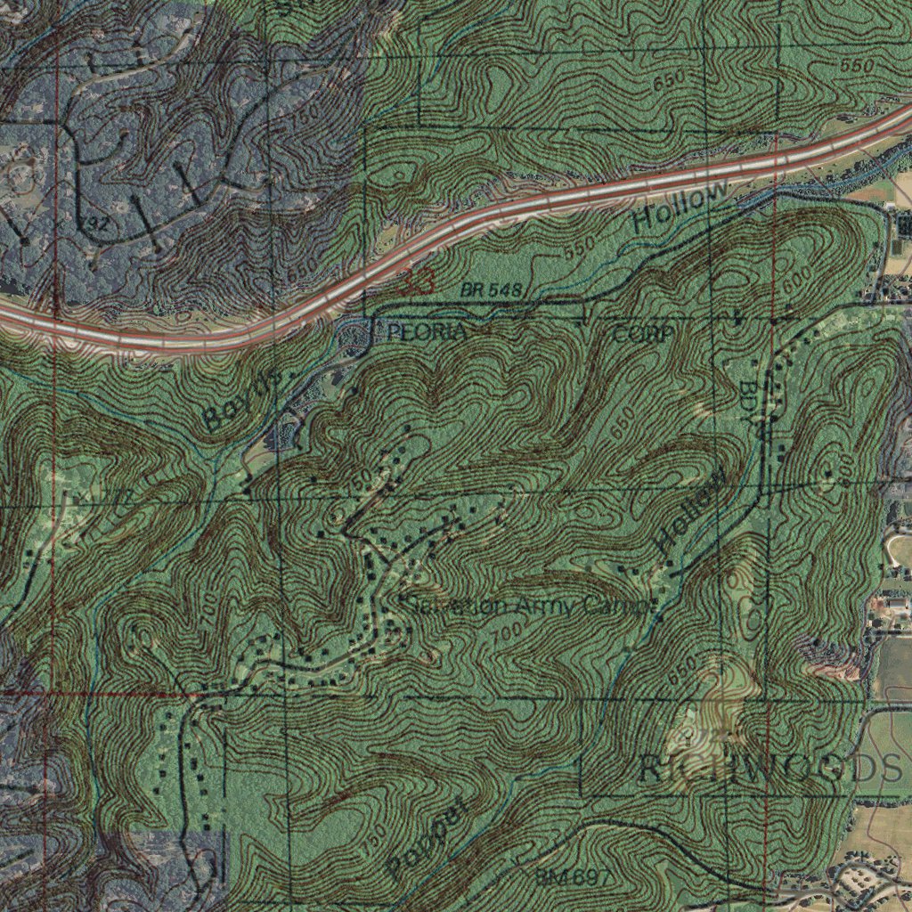 IL-SPRING BAY: GeoChange 1946-2012 Map by Western Michigan University ...