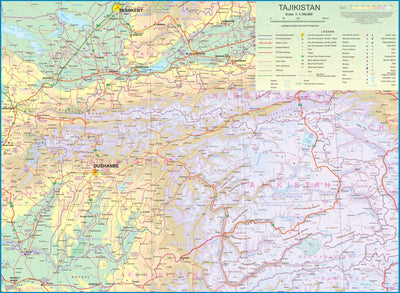 Tajikistan 1:1,100,000 - ITMB Preview 1