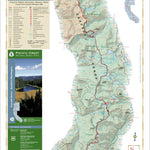 Pacific Crest National Scenic Trail - Map 9 Seg 3 - Southern Washington Preview 1