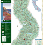 Pacific Crest National Scenic Trail - Map 10 Seg 1 - Northern Washington Preview 1