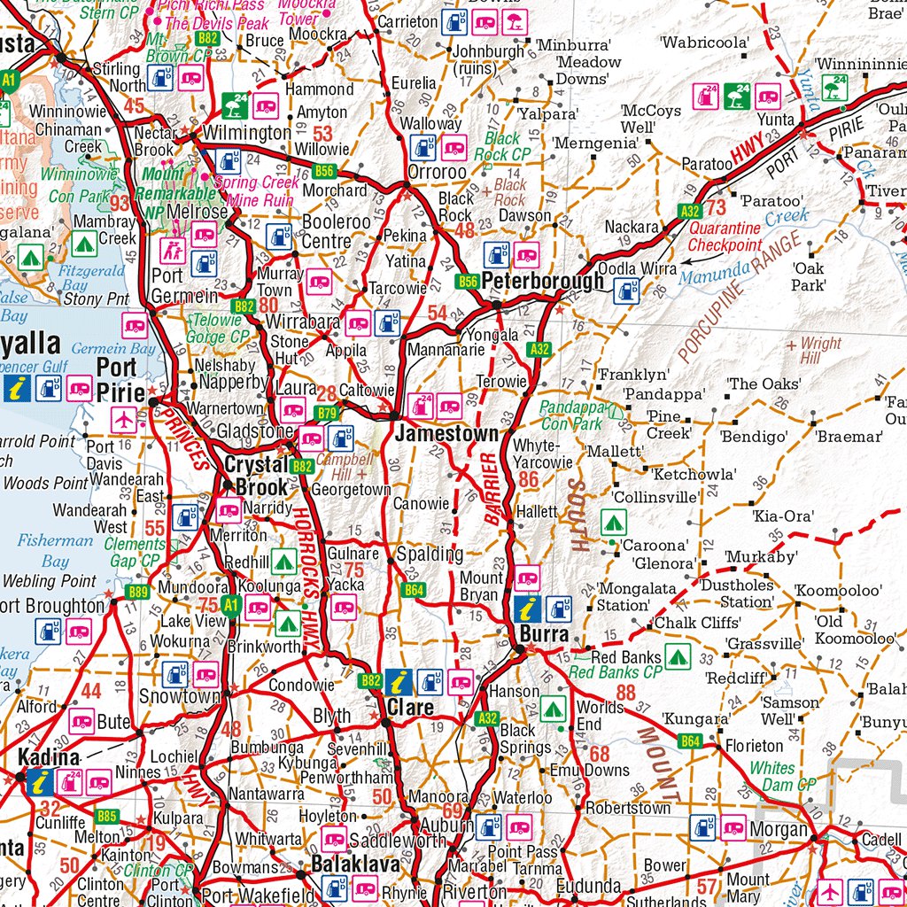 Hma Map Hema - South Australia State Map by Hema Maps | Avenza Maps