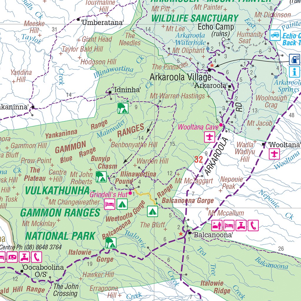 Hema - The Flinders Ranges Map by Hema Maps | Avenza Maps