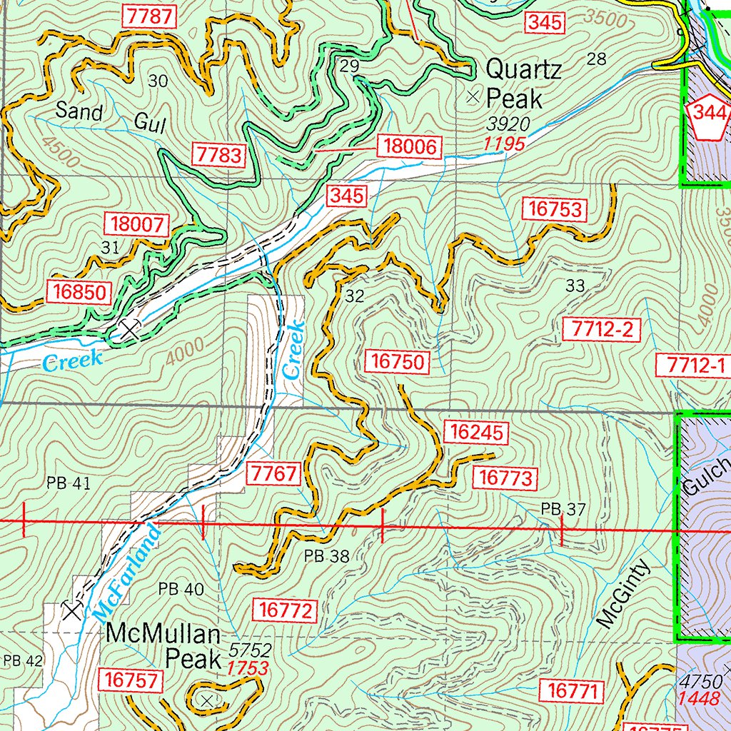Lolo NF - Ninemile Ranger District North 2014 Map by US Forest Service ...