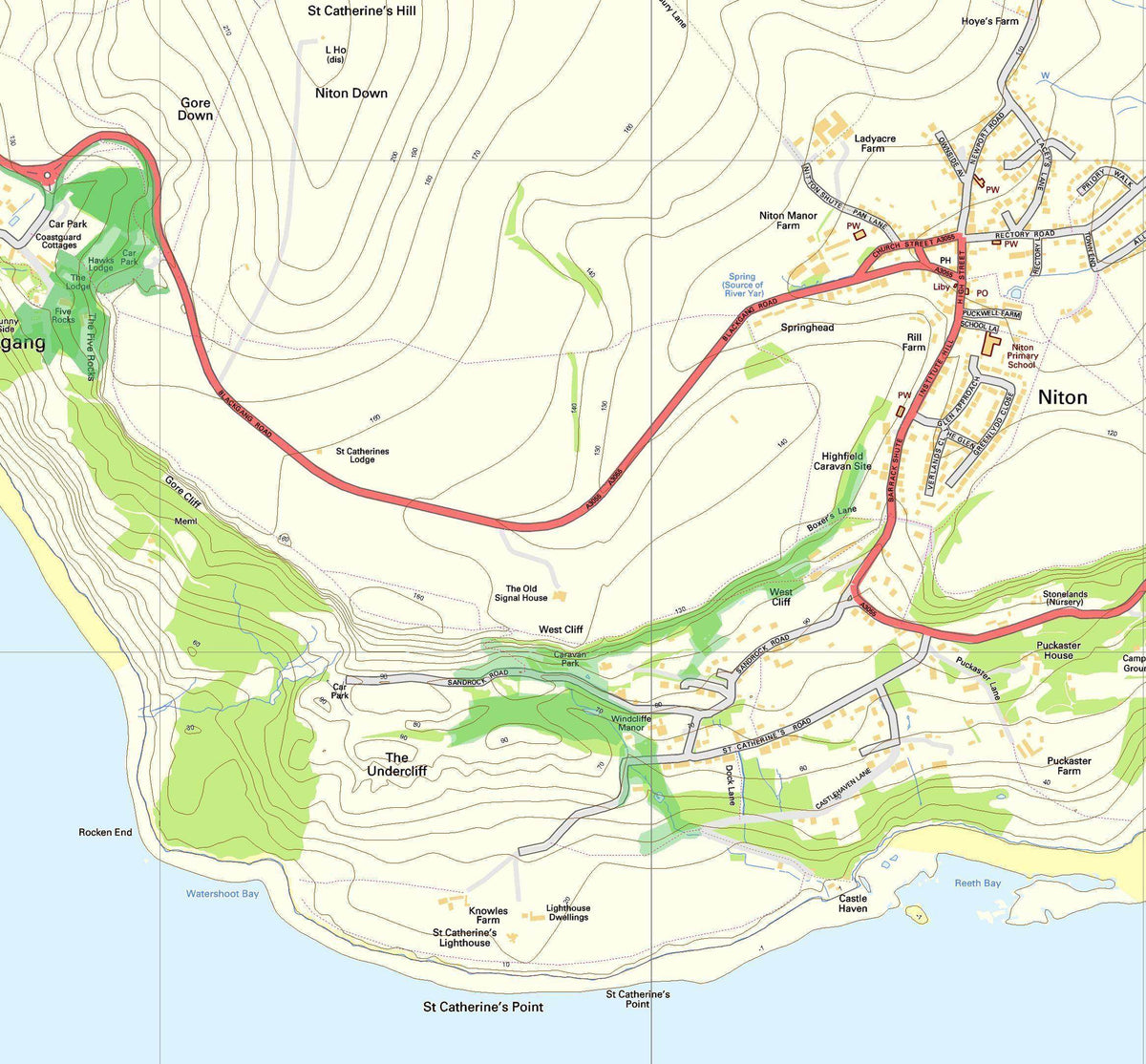 Iow Os Map Isle Of Wight Street Map by Paul Johnson - Offline Maps | Avenza Maps