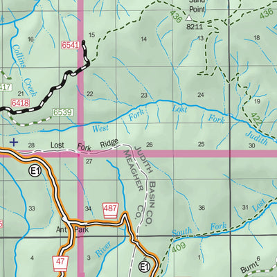 Little Belt Mountains Trail Map 2014 Preview 2