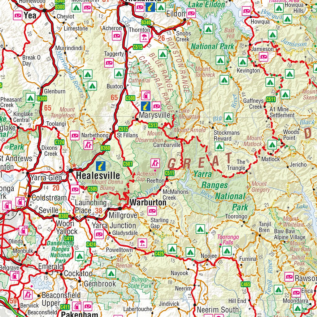 Hema - Victoria State Map by Hema Maps | Avenza Maps