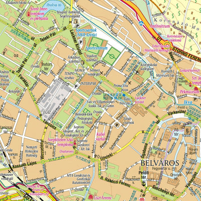 Sopron city map, várostérkép Preview 2