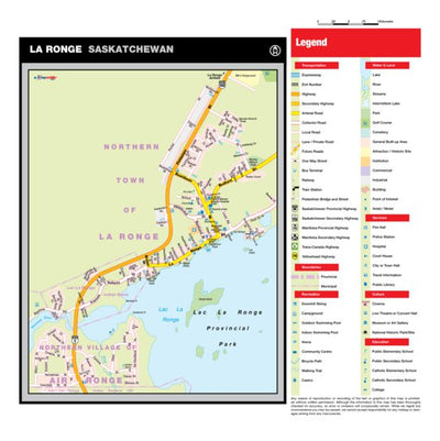 La Ronge Population La Ronge Air Ronge, SK Map by Mapmobility Corp. | Avenza Maps