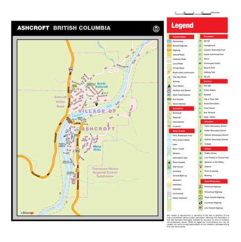 Ashcroft, BC Map by Mapmobility Corp. | Avenza Maps