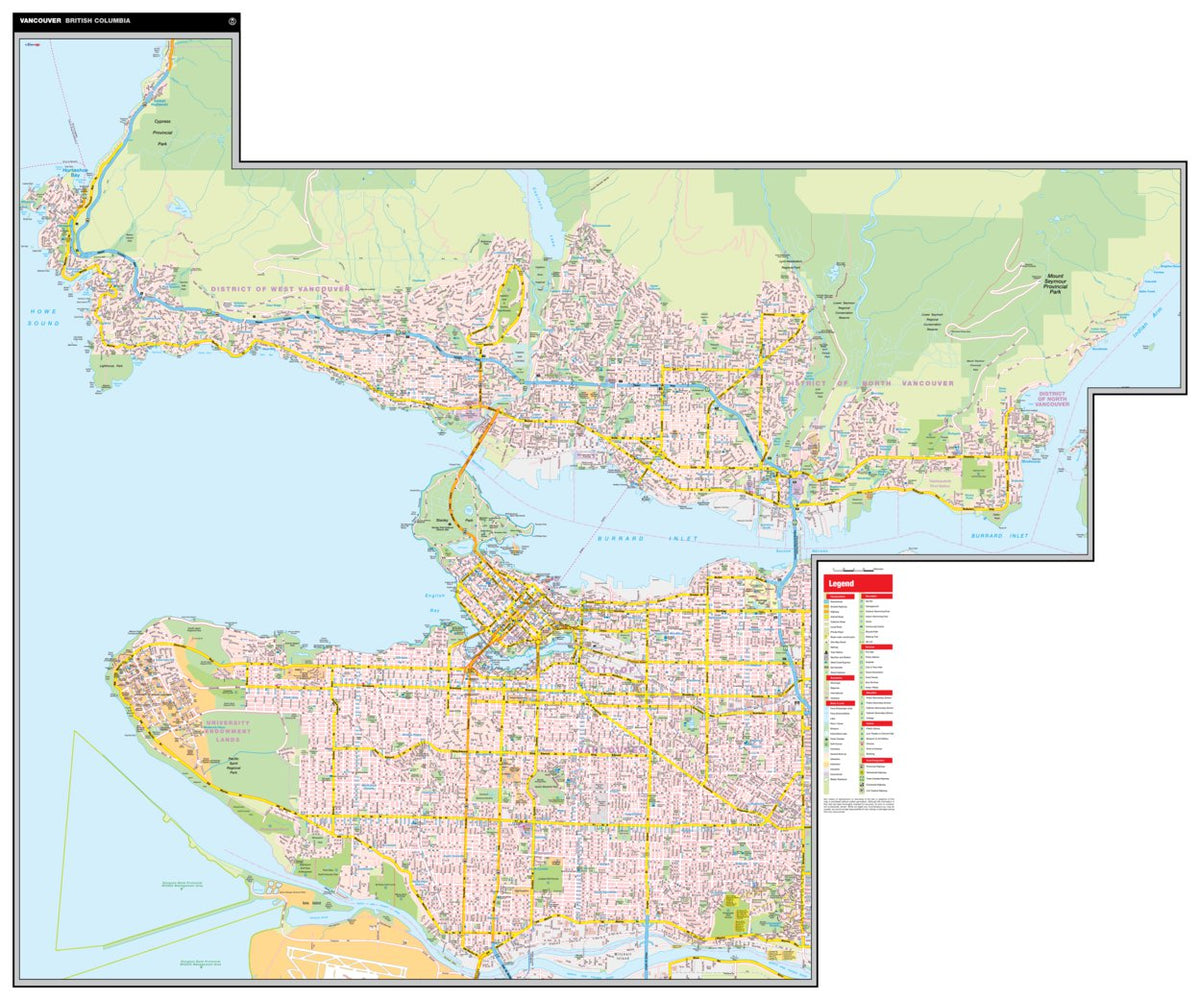 Vancouver, BC Map by Mapmobility Corp. | Avenza Maps