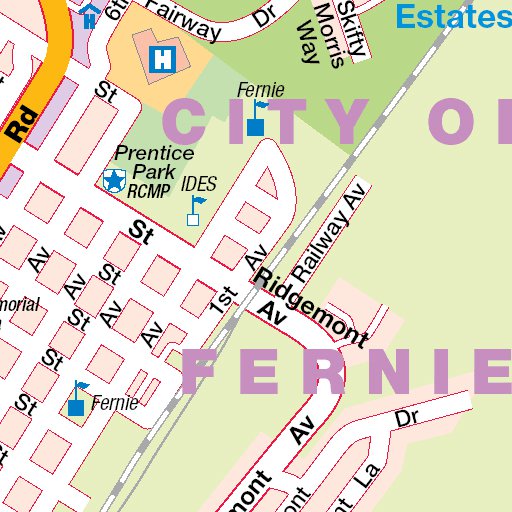 Fernie, BC Map by Mapmobility Corp. | Avenza Maps