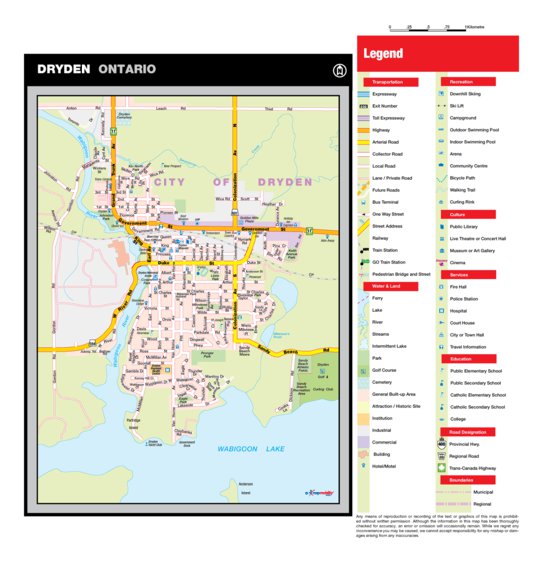 Dryden, ON Map by Mapmobility Corp. | Avenza Maps