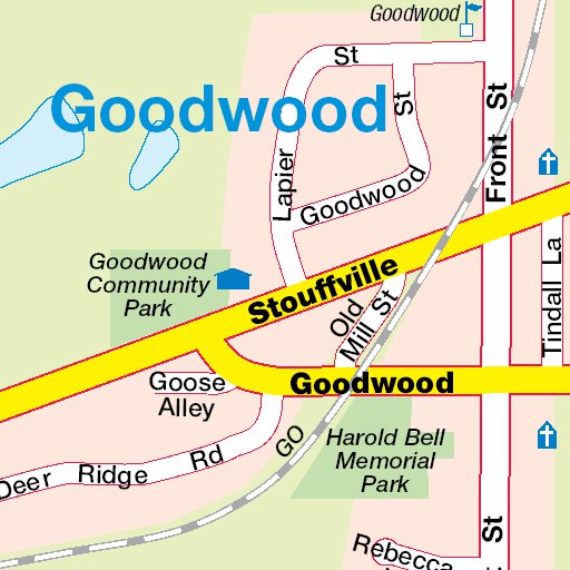 Goodwood and Coppins Corners, ON Map by Mapmobility Corp. | Avenza Maps