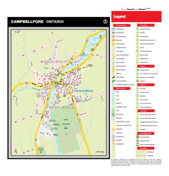 Campbellford, ON Map by Mapmobility Corp. | Avenza Maps