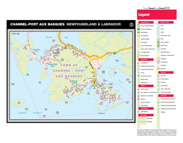 エルイェル・エリア Channel-Port aux Basques, NL Map by Mapmobility Corp. | Avenza Maps