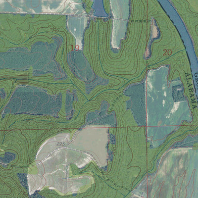 AL-GA-FORT GAINES: GeoChange 1965-2013 Preview 2