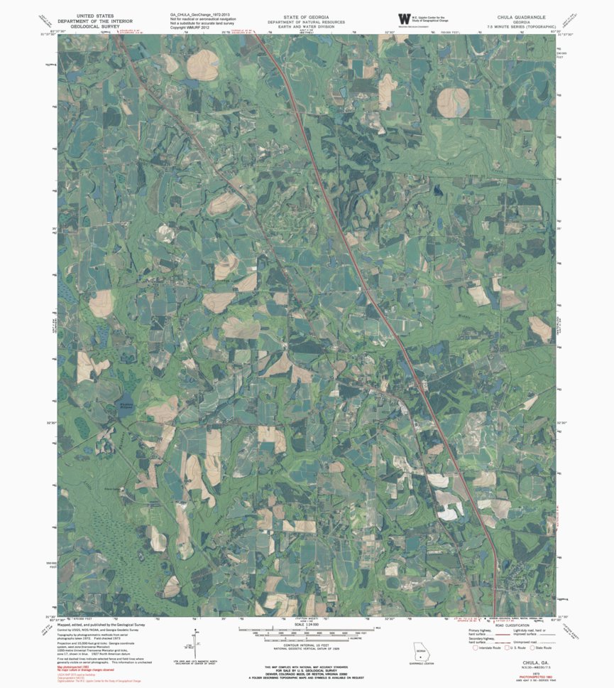 GA-CHULA: GeoChange 1972-2013 Map by Western Michigan University ...