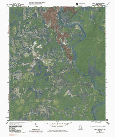 AL-GA-LANETT SOUTH: GeoChange 1962-2013 Preview 1
