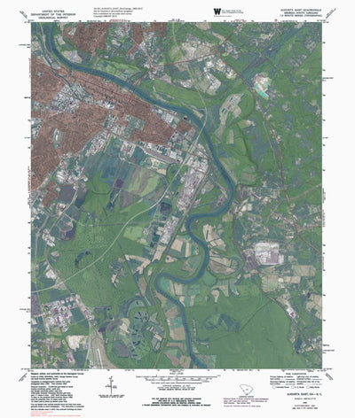 GA-SC-AUGUSTA EAST: GeoChange 1962-2013 Preview 1