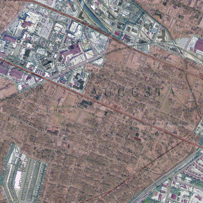 GA-SC-AUGUSTA EAST: GeoChange 1962-2013 Preview 3