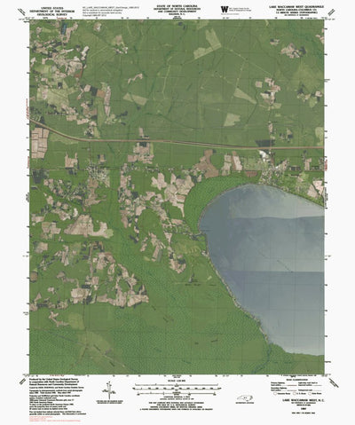 NC-LAKE WACCAMAW WEST: GeoChange 1980-2012 Preview 1