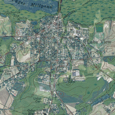 SC-NC-LAKE VIEW: GeoChange 1954-2013 Preview 3