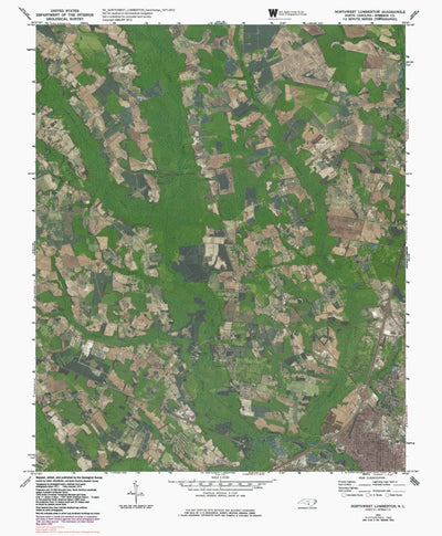 NC-NORTHWEST LUMBERTON: GeoChange 1971-2012 Preview 1
