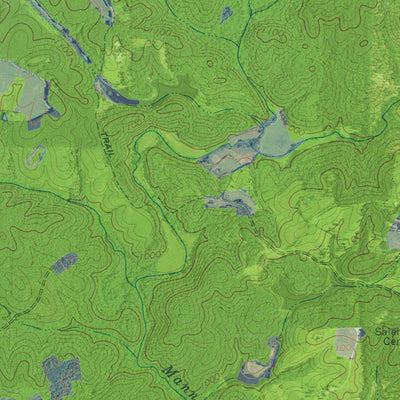 GA-AL-TALLAPOOSA NORTH: GeoChange 1964-2013 Preview 2