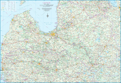 Latvia 1:460,000 - ITMB Preview 1