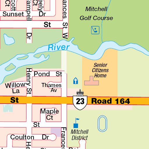 Mitchell, ON Map by Mapmobility Corp. | Avenza Maps