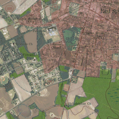 NC-RED SPRINGS: GeoChange 1971-2012 Preview 2