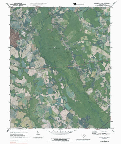 SC-BISHOPVILLE EAST: GeoChange 1966-2013 Preview 1
