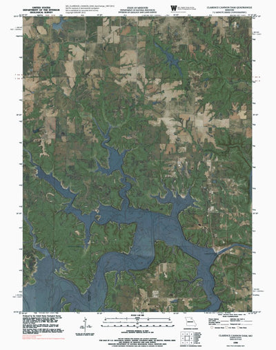 MO-CLARENCE CANNON DAM: GeoChange 1957-2012 Preview 1