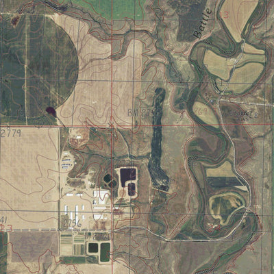 MT-NORTH CHINOOK RESERVOIR NW: GeoChange 1975-2013 Preview 3