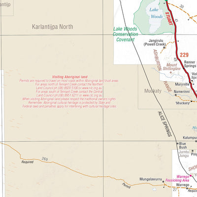 Hema - Northern Territory State Map Preview 2