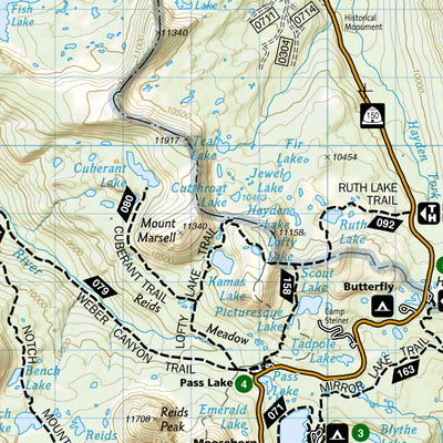 711 High Uintas Wilderness [Ashley and Wasatch-Cache National Forests] (west side) Preview 2