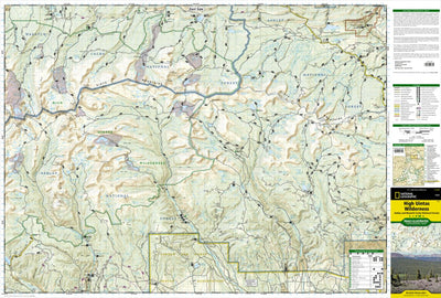 711 High Uintas Wilderness [Ashley and Wasatch-Cache National Forests] (east side) Preview 1