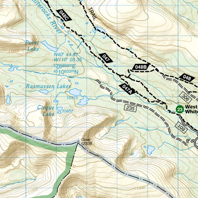 711 High Uintas Wilderness [Ashley and Wasatch-Cache National Forests] (east side) Preview 2