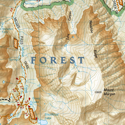 809 Mammoth Lakes, Mono Divide [Inyo and Sierra National Forests] (north side) Preview 3