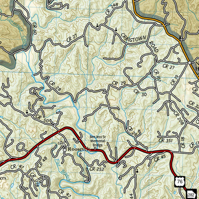 777 Springer and Cohutta Mountains [Chattahoochee National Forest] (west side) Preview 2
