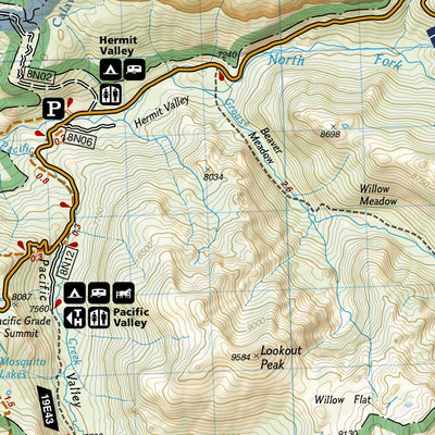 807 Carson-Iceberg, Emigrant, and Mokelumne Wilderness Areas (north side) Preview 2