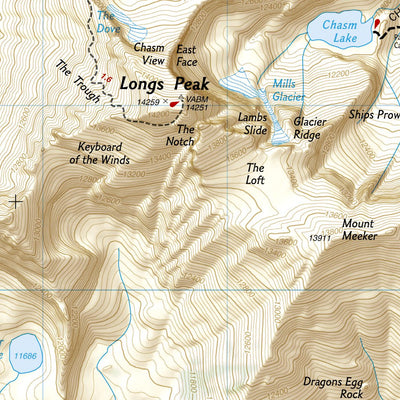 301 Longs Peak: Rocky Mountain National Park [Bear Lake, Wild Basin] (south side) Preview 3