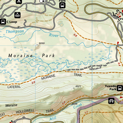 301 Longs Peak: Rocky Mountain National Park [Bear Lake, Wild Basin] (north side) Preview 2