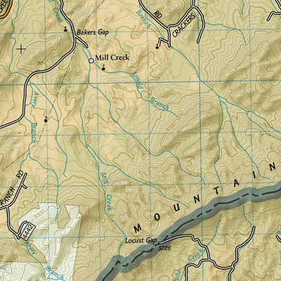 783 South Holston and Watauga Lakes [Cherokee and Pisgah National Forests] (east side) Preview 2