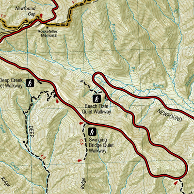 317 Clingmans Dome, Cataloochee: Great Smoky Mountains National Park (west side) Preview 2