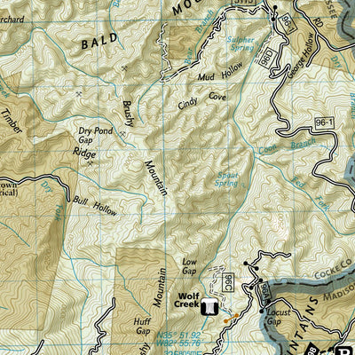 782 French Broad and Nolichucky Rivers [Cherokee and Pisgah National Forests] (west side) Preview 3