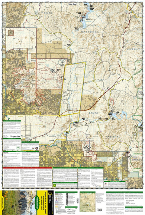851 Superstition and Four Peaks Wilderness Areas [Tonto National Forest] (west side) Preview 1