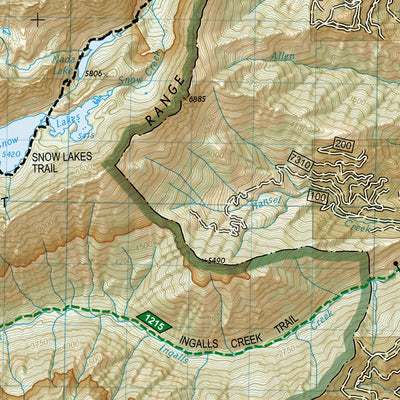 825 Alpine Lakes Wilderness (east side) Preview 2