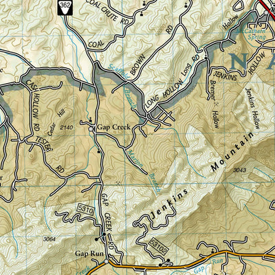 783 South Holston and Watauga Lakes [Cherokee and Pisgah National Forests] (west side) Preview 2