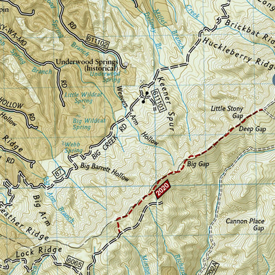 783 South Holston and Watauga Lakes [Cherokee and Pisgah National Forests] (west side) Preview 3